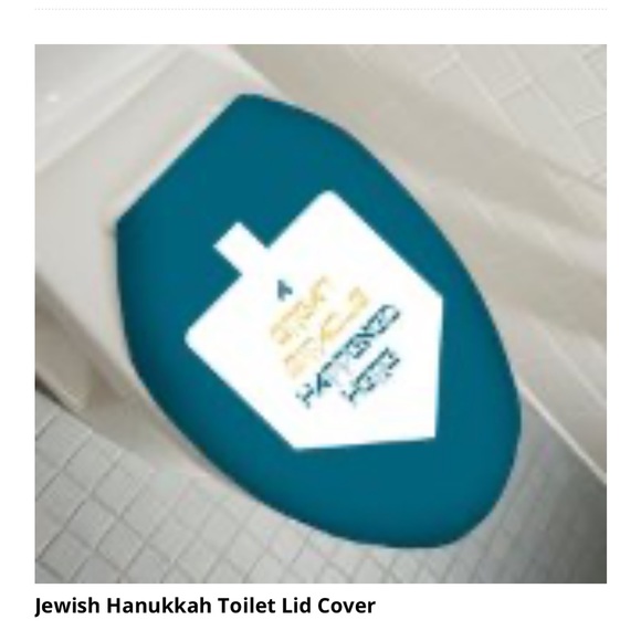 🕎🚽Chanukah Themed Funny Toilet Lid Cover - Picture 5 of 5